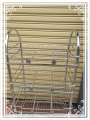 Kệ chén ống vòng cung inox 201