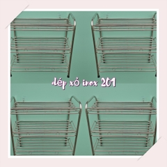 kệ dép xỏ inox 201