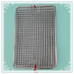 Vỉ nướng viền ống caro inox 201