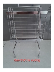kệ máng dao la 2 thớt vuông