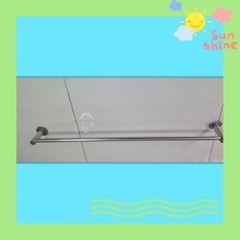 máng khăn đơn inox ống 16