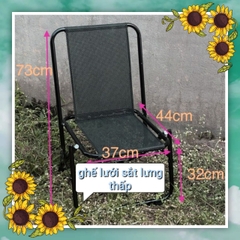 ghế câu sắt lưới