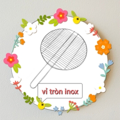 vỉ tròn đơn inox