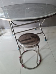 Ghế đôn dày cao 50cm inox 201