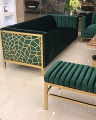 LCF06- Sofa phòng khách khung họa tiết CNC