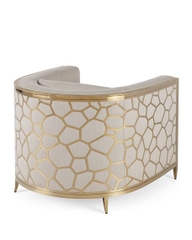 LCF08- Sofa đơn họa tiết CNC