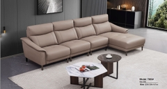 Sofa chữ L da công nghiệp T055