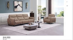 Sofa văng da bò thật tích hợp ghế điện G9655