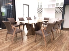 Bàn ăn đá Thạch Anh cao cấp QF023