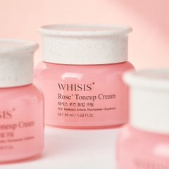 WHISIS Rose Toneup Cream Kem dưỡng nâng tông da WHISIS