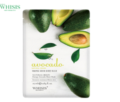 Whisis Nature Origin Energy Avocado Sheet Mask Mặt Nạ Bơ Sữa Nature Origin Energy