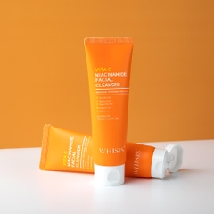 WHISIS VITA C Niacinamide Facial Cleanser Sữa Rửa Mặt WHISIS chứa VITA C & Niacinamide