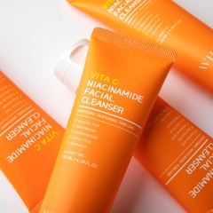 WHISIS VITA C Niacinamide Facial Cleanser Sữa Rửa Mặt WHISIS chứa VITA C & Niacinamide