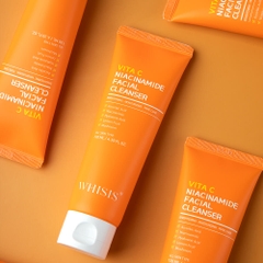 WHISIS VITA C Niacinamide Facial Cleanser Sữa Rửa Mặt WHISIS chứa VITA C & Niacinamide