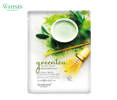 Whisis Nature Origin Energy Green tea Sheet Mask Mặt Nạ Trà Xanh Nature Origin Energy