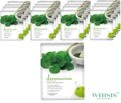 Whisis Nature Origin Energy Derma cica Sheet Mask Mặt Nạ Rau Má Nature Origin Energy