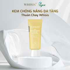 WHISIS So, solution vegan tone-up sun block Kem Chống Nắng Đa Tầng Thuần Chay Whisis