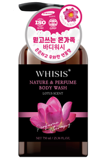 WHISIS NATURE & PERFUME BODY WASH LOTUS SCENT SỮA TẮM WHISIS THIÊN NHIÊN & HƯƠNG NƯỚC HOA