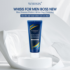 Whisis For Men Boss New Blue Homme Perfect All-in-One Cleansing  SỮA RỬA MẶT NAM DÀNH CHO DA MỤN
