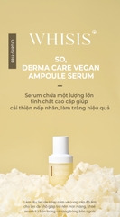 WHISIS So, Derma care vegan ampoule serum Ampoule Serum 2in1 Thuần Chay Whisis