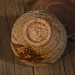 Chawan - Bát đánh matcha Ninshu mộc men chảy