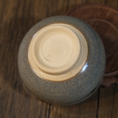 Chawan - Bát đánh matcha hoả biến lòng xoáy (triện ký đáy)