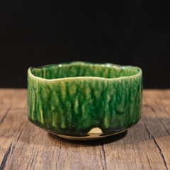 Chawan - Bát đánh matcha Oribe cốt dày