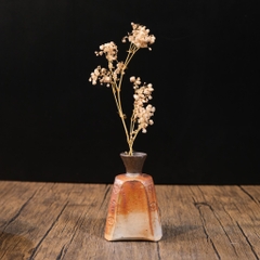 Bình mộc hút lộc ánh kim hoạ tiết cá (triện đáy)