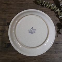 Đĩa Nhật vintage men tiêu 2 viền màu pastel