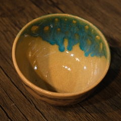 Chawan - Bát đánh matcha men rạn (triện nghệ nhân khắc chìm)