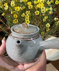 Ấm mộc men tiêu ghi