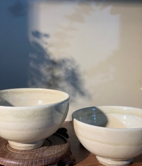 Bát cơm mộc men rạn vàng