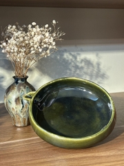 Bát rót xanh rêu tráng men