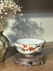 Bát ăn hoạ tiết lá phong