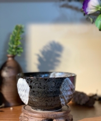 Chawan - bát đánh matcha men đá vệt tuyết
