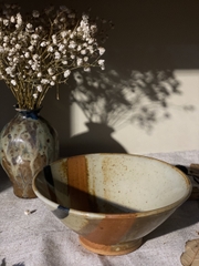 Bát loe sâu lòng viền cam đen