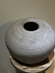 Bình Bizen Hoả biến Sangiri dáng hút tài lộc