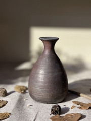 Bình gốm Bizen decor mini miệng loe
