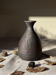 Bình gốm Bizen decor mini miệng loe
