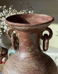 Bình gốm hút lộc hai tai cách điệu