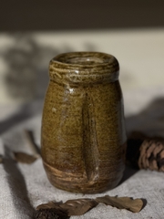 Bình mộc hình trụ Wabi Sabi