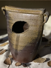 Bình Bizen cách điệu nghệ thuật Wabi Sabi