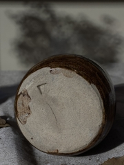 Bình mộc hình trụ Wabi Sabi