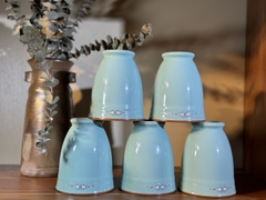 Bộ Noritake Boulder Ridge 5 cốc màu xanh mint