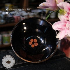 Tô tráng men đá vẽ hoa