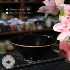 Tô tráng men đá vẽ hoa