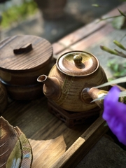 Bộ trà mộc Kyusu Nhật Bản cao cấp