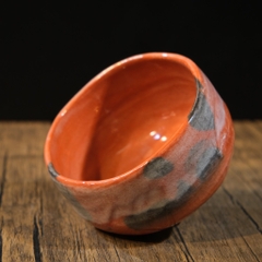 Chawan - Bát đánh matcha Raku ( triện đáy)