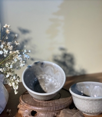 Cặp chén men sữa Century