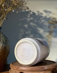 Cặp cốc hồng sữa hình hoa đào xanh